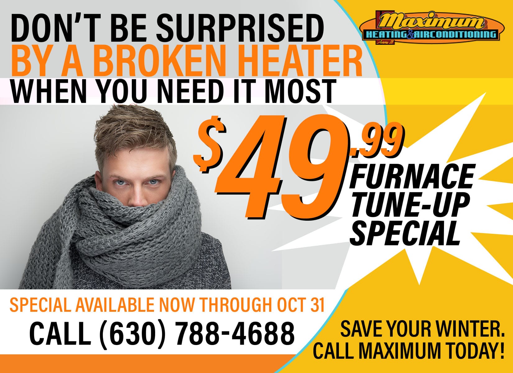 Furnace Ready for Winter? Aurora, IL Maximum Heating & Air